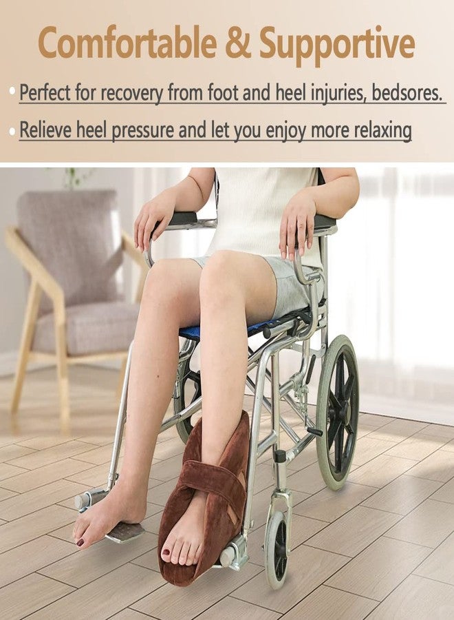 Zelen Heel Protector Cushion for Bed Sores Foot Protector Pillow Ankle Foam Heel Protectors for Pressure Sores Foot Pressure Ulcer Heel Pain Relief for Elderly, Bedridden (1 PCS) - Image 4